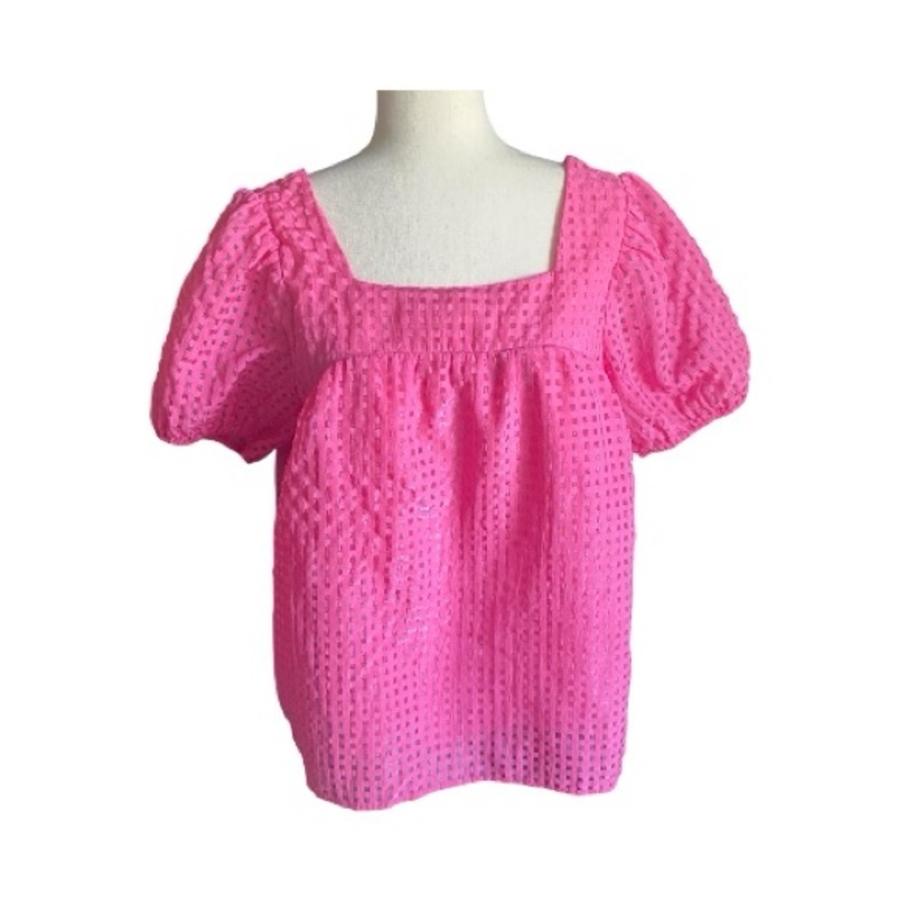 NWOT-JODIFL Vibrant Pink Blouse-Women’s size large